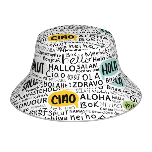 Balery Hello Sombreros para el sol para hombre y mujer, sombrero de pescador con UPF 50+