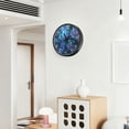thumbnail image 6 of Voice Activated Clock with Glow Light 12 Inch Large Silent Wall Clock Battery Operated for Home Decor Fantasy Luminous Flowers, 6 of 8