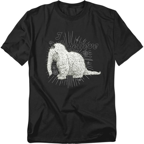 Sesame Street T-Shirt Snuffleupagus I Believe Unisex Graphic Tee for Men & Women