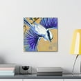 thumbnail image 6 of "Nuthatch in Art Deco" - Canvas, 6 of 25