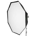thumbnail image 1 of Fotodiox 10SBXEC60OTEZ Pro Studio Solutions EZ-Pro 60-Inch Octagon Softbox with Speedring for Elinchrom Monolights/Prolinca Monolights, BXRi Style (Black), 1 of 1