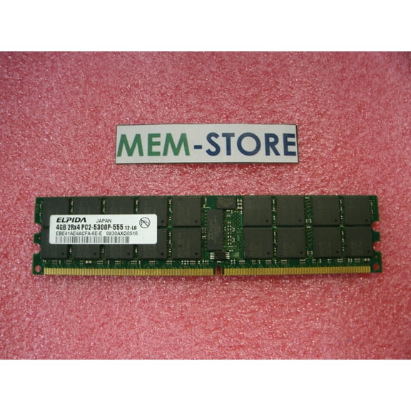 487945-001 4GB DDR2-667 PC2-5300 Memory HP BL495c G5 DL165 G5 DL180 G5 DL365 G5 (3rd Party)