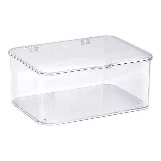 Organizador de escritorio almacenamiento Bin Organización Cosmética Caja de almacenamiento de papelería para almacenamiento para de tocador Claro