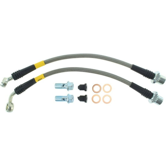 StopTech 950.44507 Stainless Steel Braided Brake Hose Kit Fits select: 2003-2022 TOYOTA 4RUNNER, 2007-2014 TOYOTA FJ CRUISER