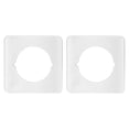 thumbnail image 3 of Shangren 2Pcs Door Reinforcement Plate Fixing Filler Cover Plate Door Handle Fixing Plate White, 3 of 8