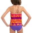thumbnail image 2 of Dolfin Uglies Girls Two Piece Tankini in Flutterfly, Size 10, 2 of 2