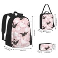 thumbnail image 2 of Fotbe Swan And Flowers2 Set Escolar 3 en 1 para Niños - Mochila Duradera con Lonchera Aislante y Estuche para Lápices - Mochila Escolar para Niños y Niñas, 2 of 7