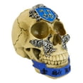 thumbnail image 4 of Legends King Arthur Roundtable Knights Sir Kay With Golden Crown Skull Statue, 4 of 6