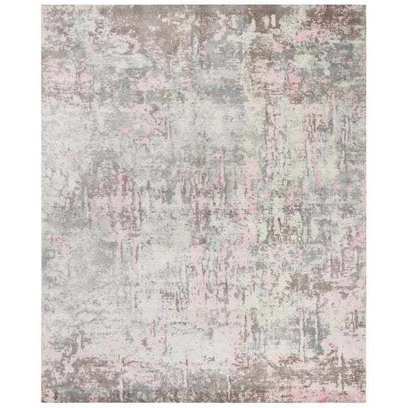 SAFAVIEH Mirage Natalee Abstract Area Rug, Pink/Grey, 6' x 9'