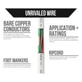 thumbnail image 3 of Voltive 14/4 Speaker Wire - CL3P - Plenum - OFC - 500FT - White, 3 of 6