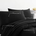 thumbnail image 4 of Microfiber Comforter 5-Piece Bedding Set – Ultra Soft All-Season Bed in a Bag with Comforter, Fitted & Flat Sheets, Pillowcases & Shams, 4 of 8