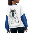 thumbnail image 2 of Women's G-III 4Her by Carl Banks White Los Angeles Rams A-Game Pullover Sweatshirt, 2 of 2