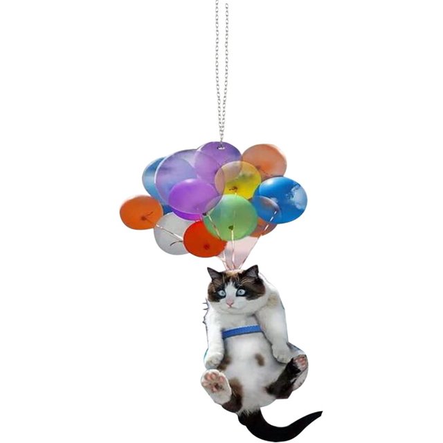 Volando lindo colgante mochila gato casa adornos coche gato decoración hogar Decoración JAMW Sencillez