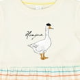 thumbnail image 4 of Inktastic French Goose Says Honque Girls Baby Dress, 4 of 5