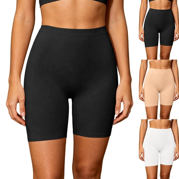 Tummy Control Shapewear for Women Seamless Girdle High Waisted Body Shaper Underwear Boyshorts Under Dress Shapewear,Black