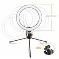 thumbnail image 2 of 10 Inch LED Ring Light Adjustable with Tripod, Phone Holder., 2 of 5