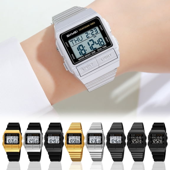 Mens Watch Outdoor Sports Digital Watch Waterproof with Luminous Display Suitable for Hiking Camping Running Swimming Watches for Men