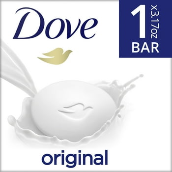 Dove Beauty Bar Original Gentle Skin  More Moisturizing Than Bar Soap, 3.17 oz