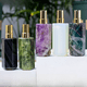 thumbnail image 1 of Botella de perfume de cristal natural, botella de loción de aromaterapia de ágata de jade, botella de spray de aceite esencial, 1 of 5
