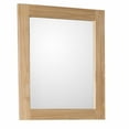 thumbnail image 2 of Bellaterra Home Rectangular frame mirror-solid fir-natural, 2 of 2