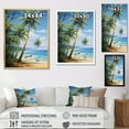 thumbnail image 4 of Designart "Multiple Palm Trees II" Floral Floater Framed Wall Decor, 4 of 7