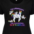 thumbnail image 4 of Inktastic I'm a Mamacorn, Like a Normal Mom, but Magical Women's Plus Size T-Shirt, 4 of 5