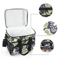 thumbnail image 6 of FORMRS Insulated Cooler Bag 24 Cans Capacity Soft Leakproof Lunch Box with Side Pockets, Retro Floral Pattern, 6 of 7