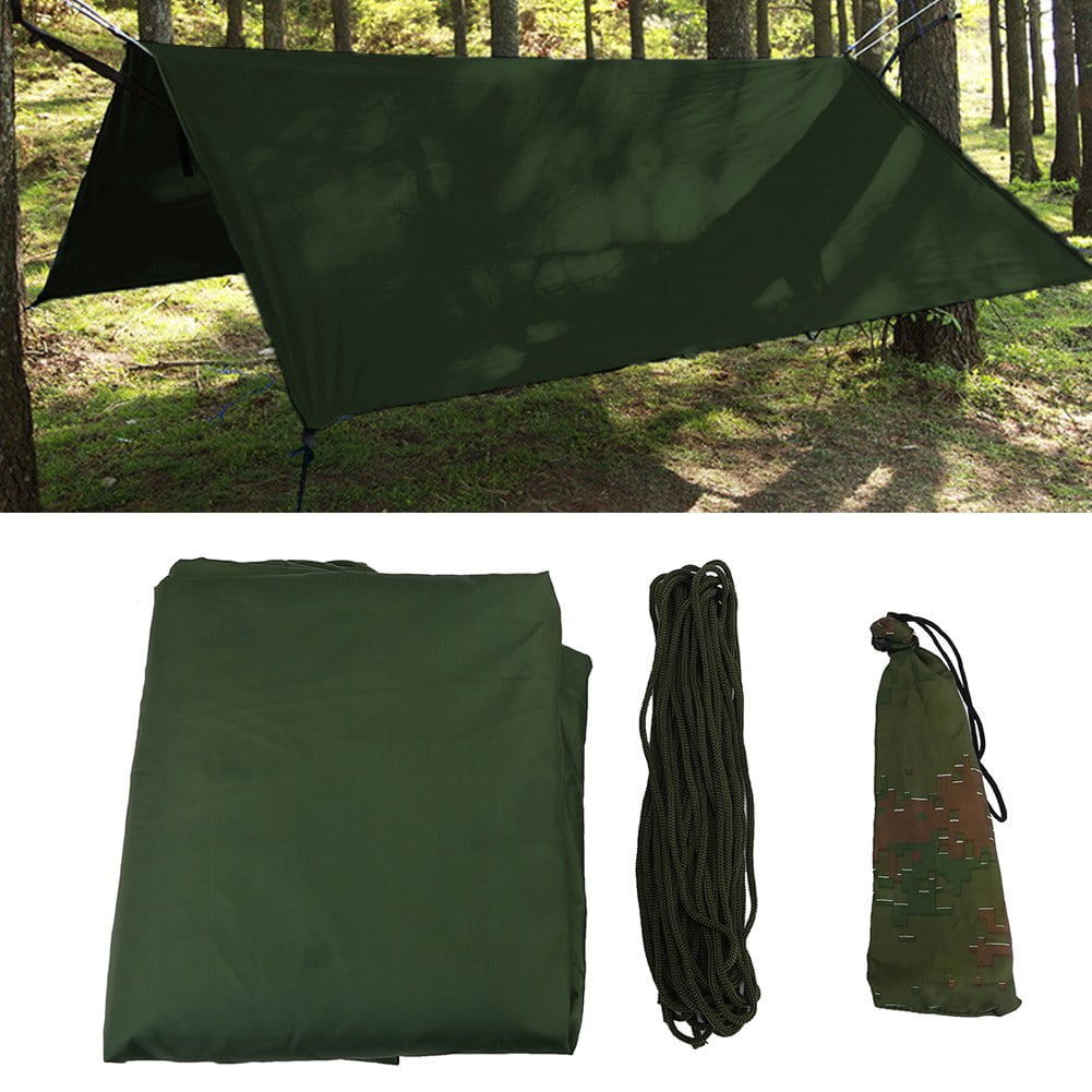 Multi-fonction Tente Bâche Outdoor Imperméable Pluie auvent camping Tarp Sun Shelter 
