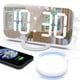 thumbnail image 4 of Matsuzay Alarma eléctrica Reloj LED Dormitorio de luz nocturna ajustable de 3 engranajes Decoración del hogar No.02 Matsuzay HA011219-02B, 4 of 6