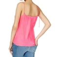 thumbnail image 3 of GUESS Womens Amari Liquid Cami Tank Top, Pink, Small, 3 of 3