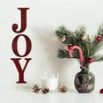 thumbnail image 3 of Wosthever Alegría de Navidad Decoración de Mantel Chimeneas Carta Letrero Decoraciones de para estudio Dormitorio Sala de estar Kits de decoración para fiestas ALEGRÍA Wosthever HA040426-01, 3 of 6