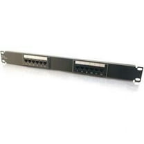 C2G 12-Port Cat5E 110-Type Patch Panel - patch panel - 1U - 19"