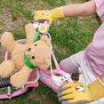 thumbnail image 5 of 2 Pairs Kids Gardening Gloves, Kids Garden Work Cartoon Pattern Gloves, Riding Protective Gloves, 5 of 5