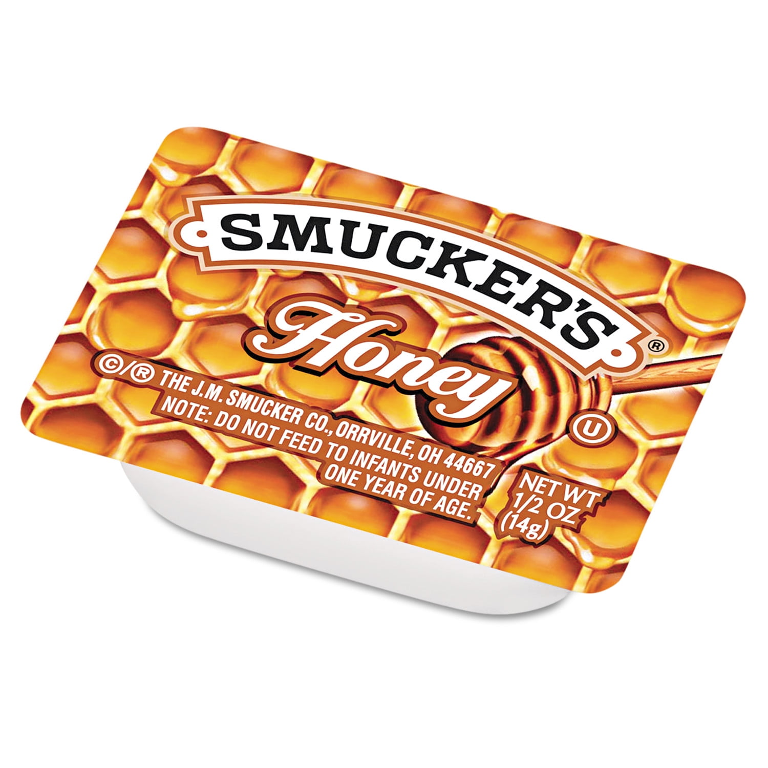 Smucker's Smucker's Honey, Single Serving Packs, .5oz, 200/Carton