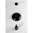 thumbnail image 4 of Kingston Brass KB2630BX Metropolitan Single-Handle Pressure Balanced Tub and Shower Faucet, Matte Black, 4 of 7