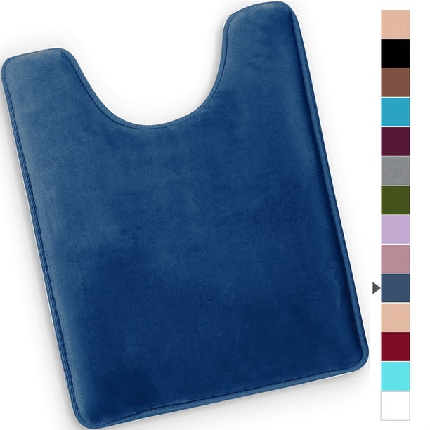 ComfiTime Alfombras de Baño Espuma Viscoelástica Antideslizantes Ultra Absorbentes Azul Marino