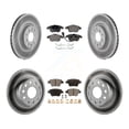 thumbnail image 1 of Transit Auto Front Rear Coated Disc Brake Rotors and Semi-Metallic Pads Kit for Car 2012-2014 Volkswagen Passat KGF-100916, 1 of 11