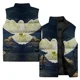 thumbnail image 2 of Chaleco térmico informal de invierno para hombre, chaleco de algodón con estampado de pájaros dorados y cuervos, chaquetas para hombre 2024, ropa resistente al viento y al frío, 2 of 5