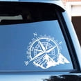 thumbnail image 4 of SPRING PARK Mountain Compass Car Vehicle Body Window Reflective Decals Sticker Decoration, 4 of 7