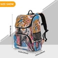 thumbnail image 3 of YAZAOO School Backpack Travel Bag Bookbags Bookbags Vivid Predator Pattern, 3 of 7