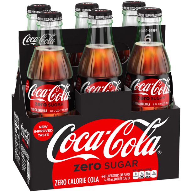 CocaCola Zero Soda, 8 Fl. Oz., 6 Count