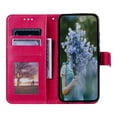 thumbnail image 6 of Allytechgroup Flip Cover Case for Samsung Galaxy S24 FE, Mandala Embossed Stand Cards Holder Folio Flip Cover Shockproof Hand Wrist Phone Case for Samsung Galaxy S24 FE, Red, 6 of 6