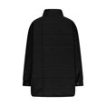 thumbnail image 6 of Womens Quilted Pullover Puffer Down Jacket Winter Warm Packable Lightweight Stand Collar Long Sleeve Coat with Pocket, 6 of 7