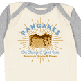 thumbnail image 4 of Inktastic Pancakes Good Idea Boys or Girls Long Sleeve Baby Bodysuit, 4 of 5