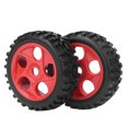 thumbnail image 2 of 2pcs 118mm Rubber Universal Tire Hub Upgrade Accessory Fit for 1/8 RC Car, 2 of 9