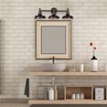 thumbnail image 3 of Design House 520320 Kimball Industrial Farmhouse 3-Light Indoor Bathroom Vanity Light with Metal Shades for Over the Mirror, Coffee Bronze, 3 of 13