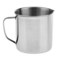 thumbnail image 6 of 2 Pack Food Grade Stainless Steel Large Measuring Cup Beaker Jug Container for Liquid Food Oil Measurement, 500ml, 6 of 7