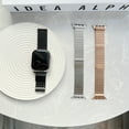 thumbnail image 6 of for Apple Watch Ultra 2/Ultra Series 9/8/7/6/5/4/3/2/1/SE/SE2 Stainless Steel Metal Watch Straps Classic Executive Compatible with Apple Watch 38mm/40mm/41mm/42mm(Series 10) Men Women, Black, 6 of 11