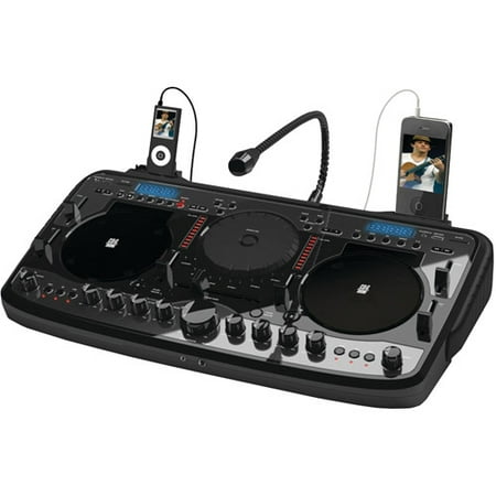 Emerson DJ250 Special FX DJ Mixer with Dual Karaoke CDG/CD, Record Function, Dual Auxiliary Inputs and 25 Songs