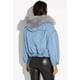 thumbnail image 4 of Abrigo Con Capucha Para Mujer, De Invierno, De Mezclilla, 4 of 8